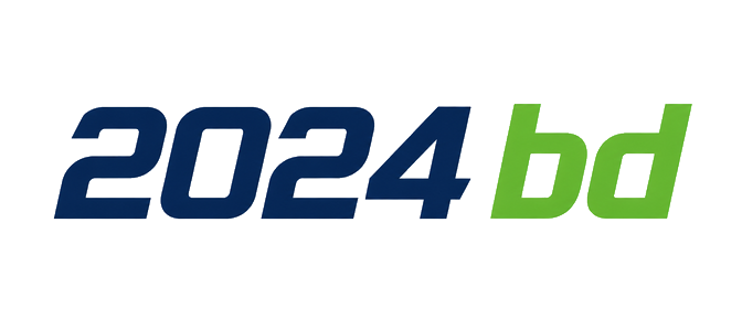 2024 bd কালো সোনালি লোগো